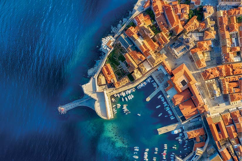 image Croatie Dubrovnik vue aerienne as_283135498