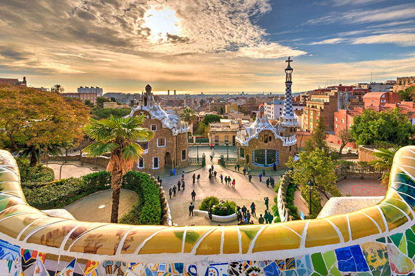 image Espagne Barcelone Parc Guell  fo