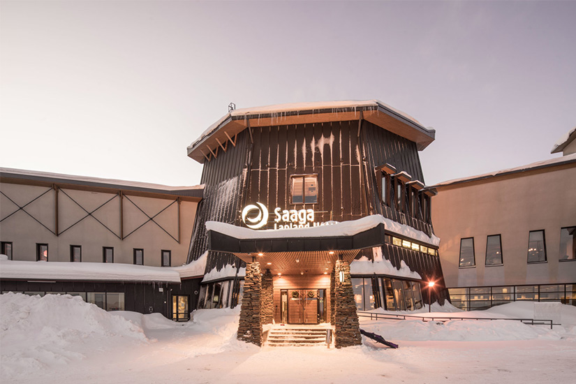 image Finlande Laponie Hotel Saaga 01 exterieur