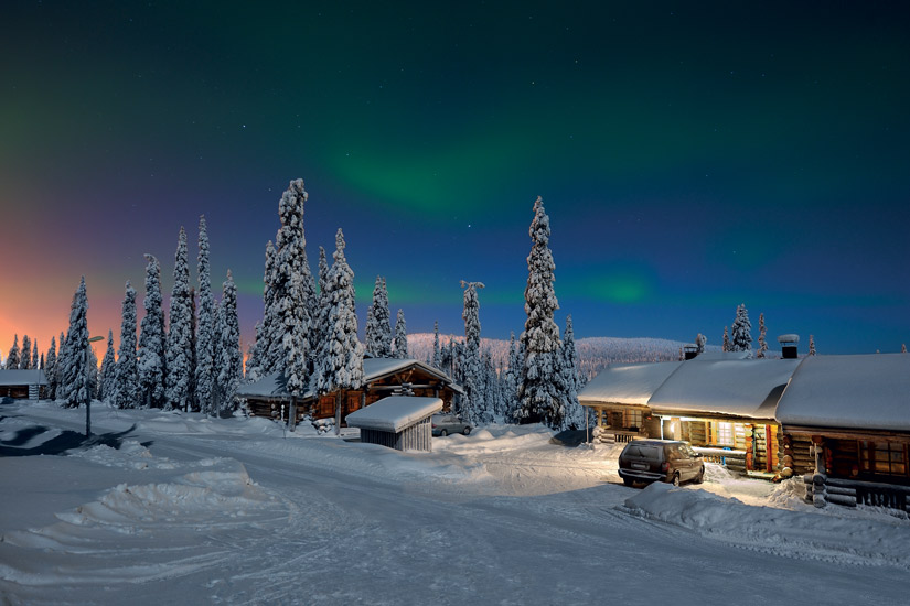 Charme Hivernal de Laponie, Saariselka, Laponie, Finlande, Laponie avec Voyages Leclerc