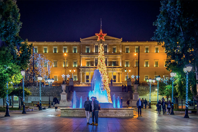 image Grece Athenes Place Syntagma et Parlement Noel as_107808532