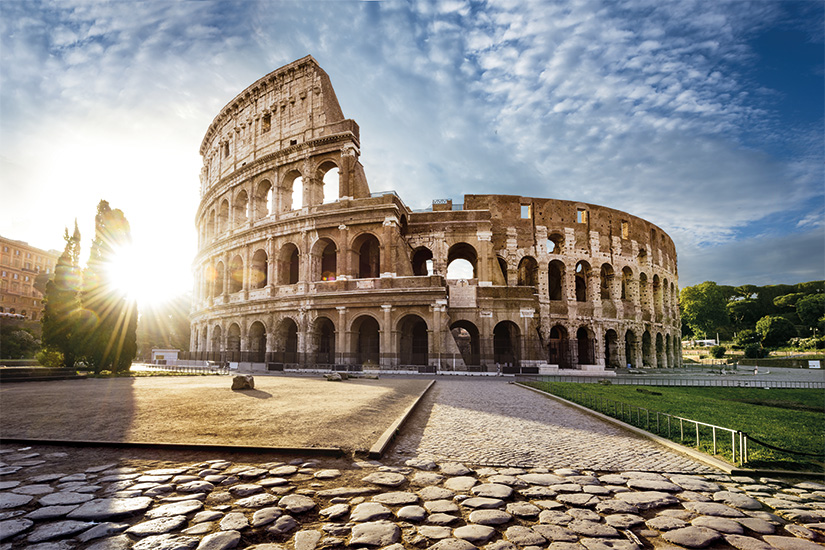 image Italie Rome Colisee au soleil levant 13 as_120827506