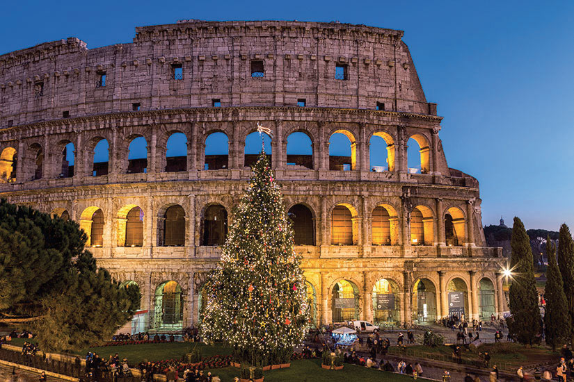image Italie Rome Colisee fete Noel  it