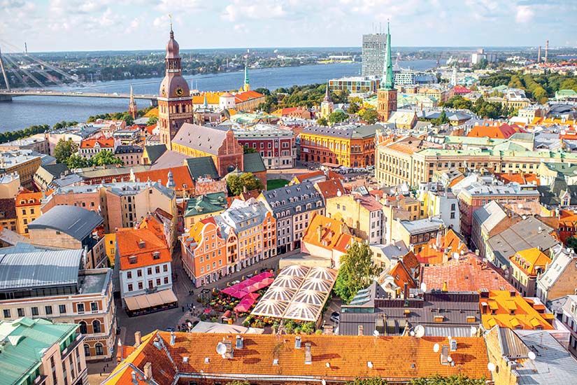 image Lettonie Riga Vue aerienne as_129822344