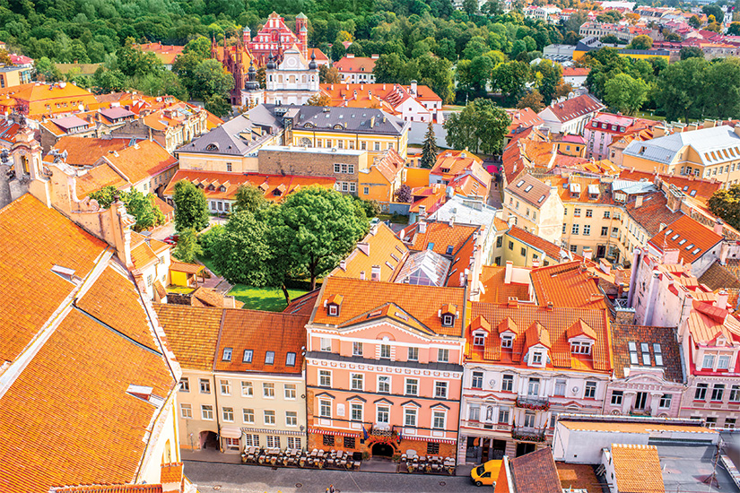 image Lituanie Vilnius vue depuis la tour de l universite 10 as_125710641