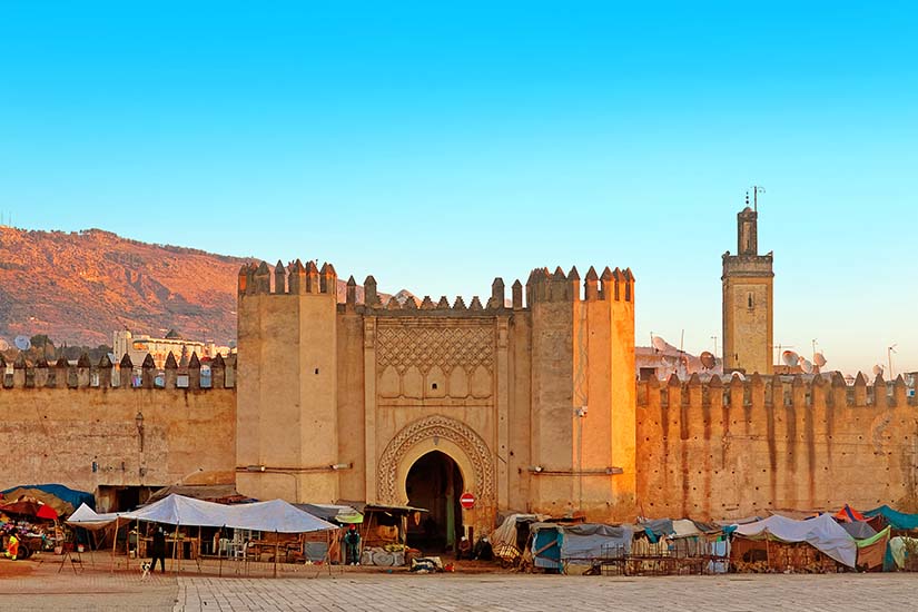 image Maroc Fes porte de la Medina as_79195261