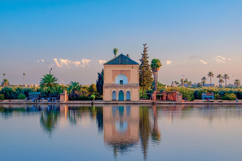image Maroc Marrakech Pavillon de la Menara as_260054994