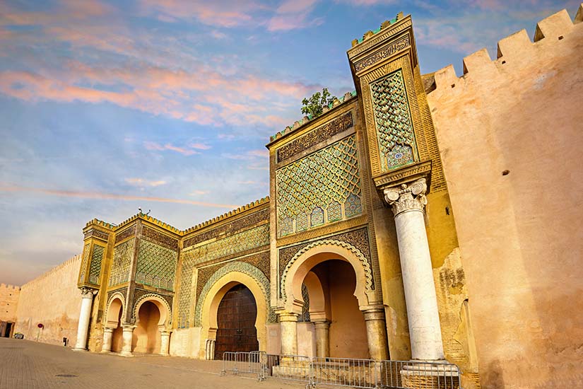 image Maroc Meknes porte Bab Mansour as_253078277