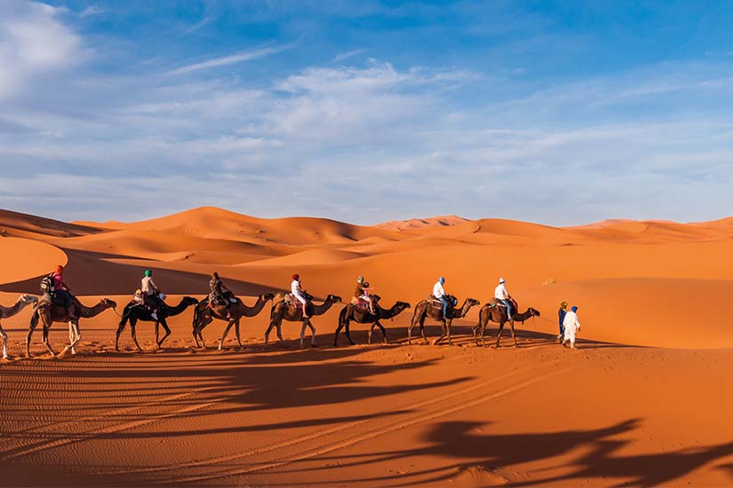 image Maroc Merzouga desert caravane as_125143784