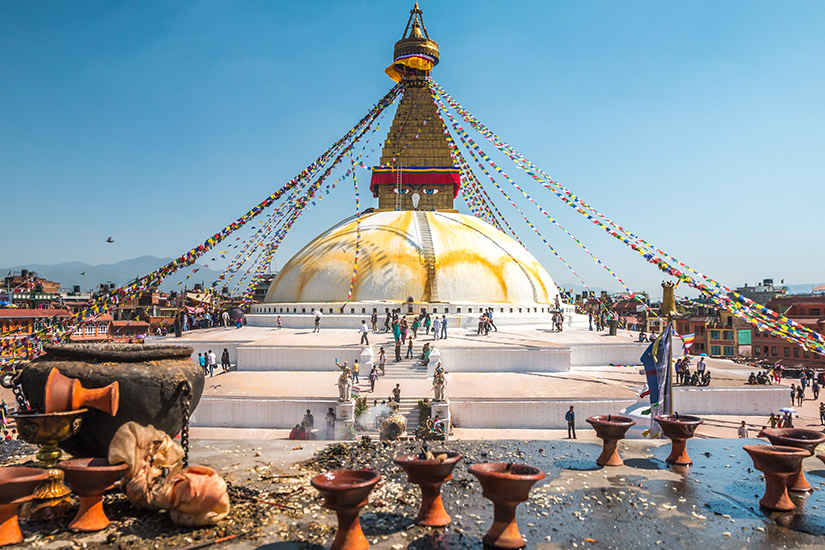 image Nepal katmandou stupa  it