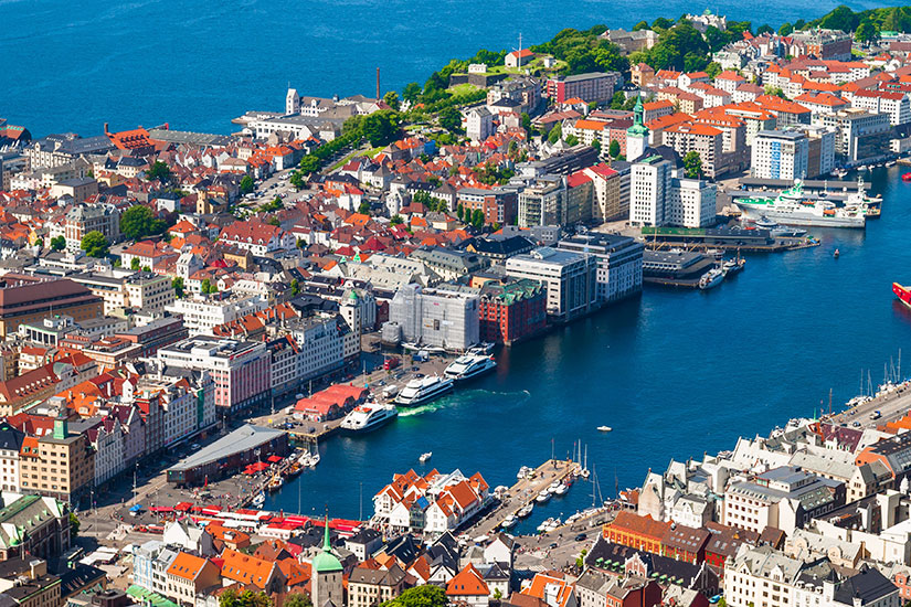 image Norvege Bergen panorama  fo