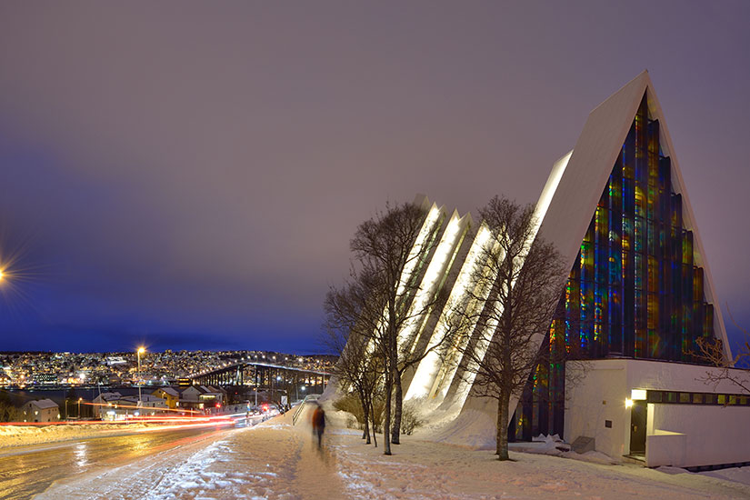 image Norvege Tromso Cathedrale arctique  fo