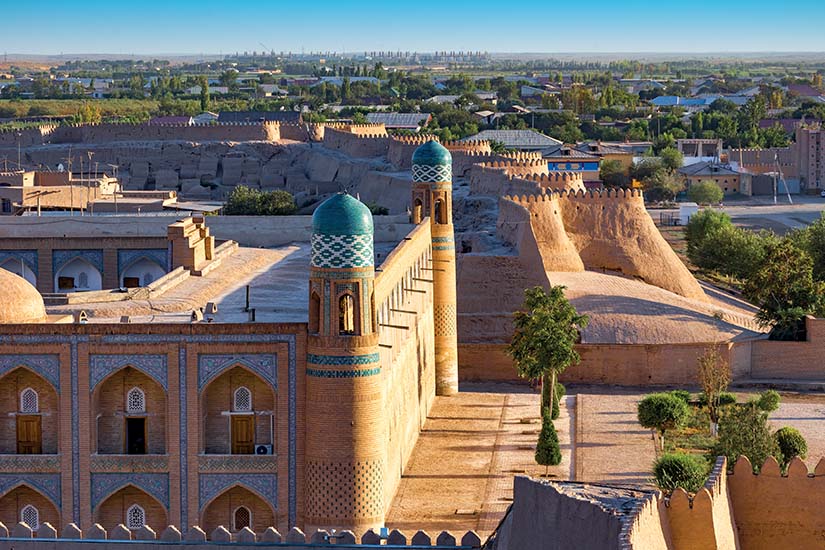 image Ouzbekistan Khiva Itchan Kala la vieille ville interieure is_624393584