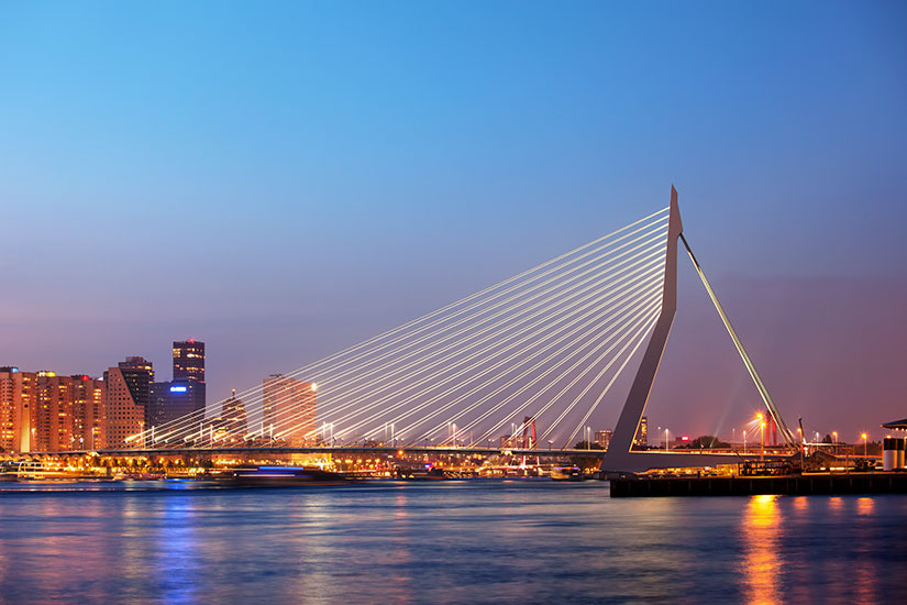 image Pays Bas Rotterdam Pont Erasmus  fo