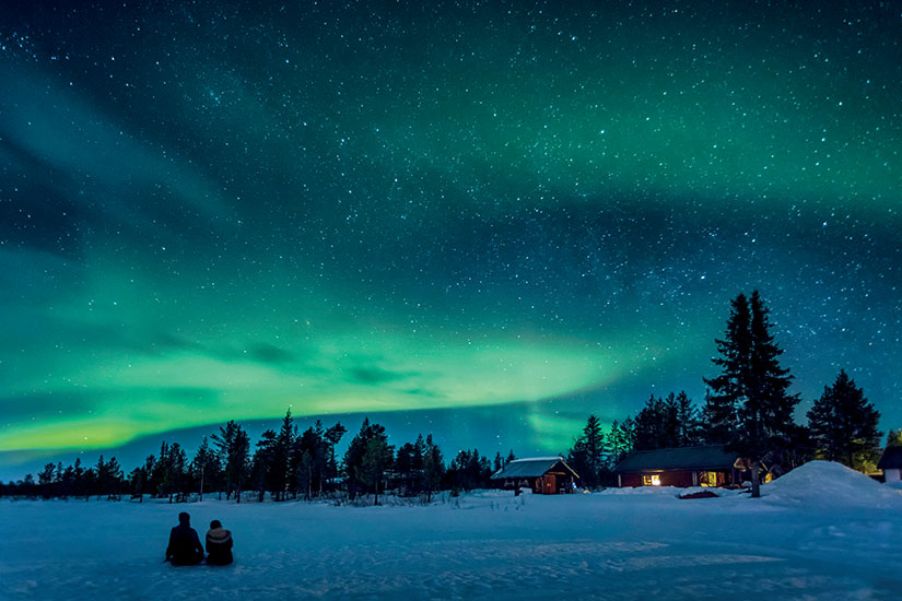 image Suede Laponie Observation ciel aurore boreale is_1312344874