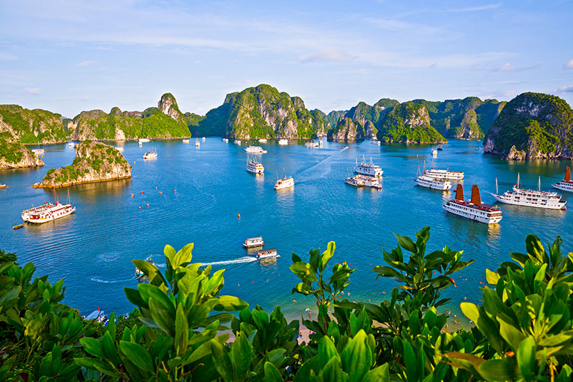 image Vietnam Halong Bay panorama  fo