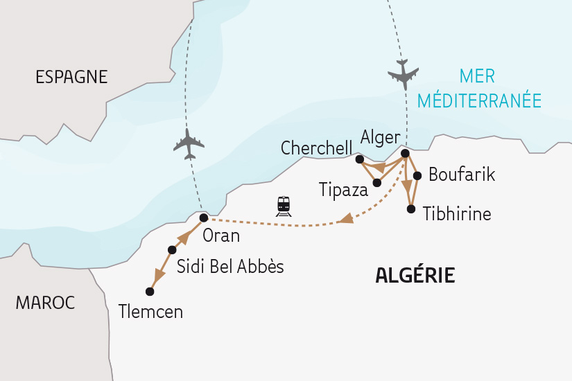 carte Algerie Alger la Blanche et Oran l Andalouse SH 2023_414 767889