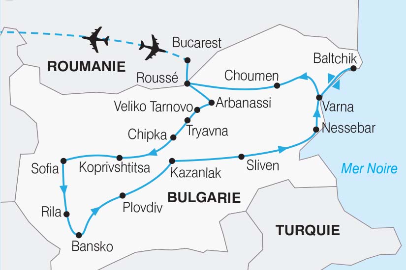 carte Bulgarie La Bulgarie Balkan et mer Noire SH 2022_388 527866