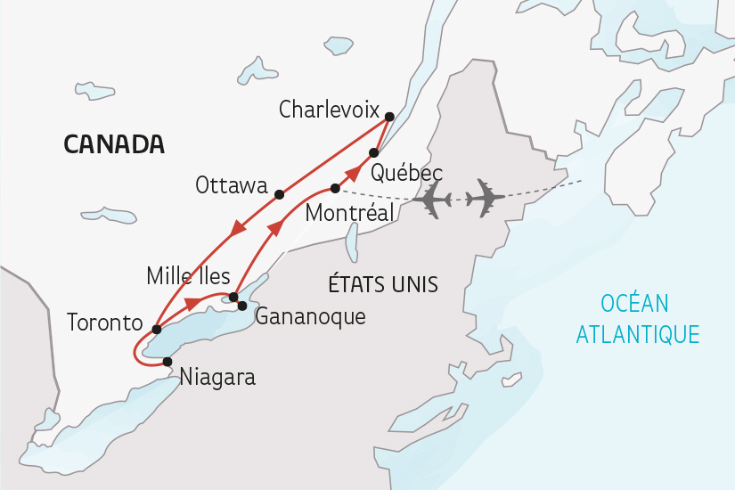 carte Canada Quebec Niagara SH 2023_414 188128