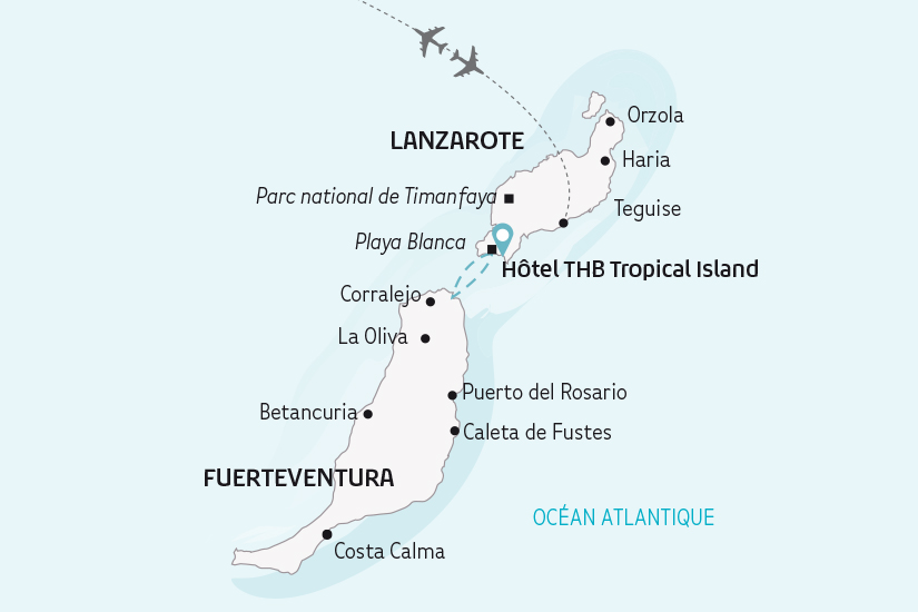 carte Espagne Canaries Fuerteventura Sejour Decouverte Lanzarote SH 2023_414 381003