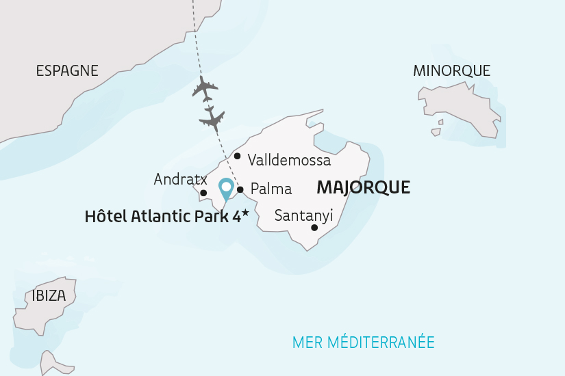 carte Espagne Majorque la perle des Baleares SH 2023_414 708816