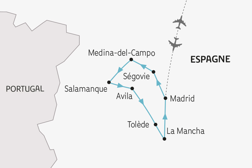 carte Espagne des Chateaux en Espagne SH 2023_414 613556