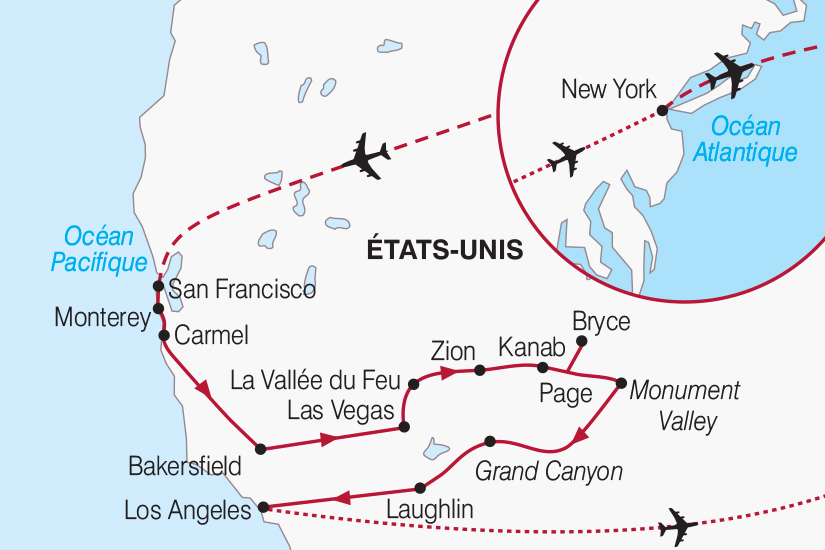 Circuit Aux Etats Unis Voyage De Report Californie Las Vegas Et New York 14 Jours Nationaltours