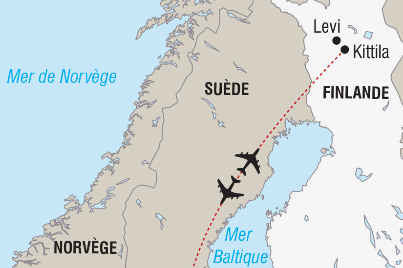 Circuit Noel ou Nouvel An en Laponie, Laponie, Finlande avec Voyages Leclerc National Tours