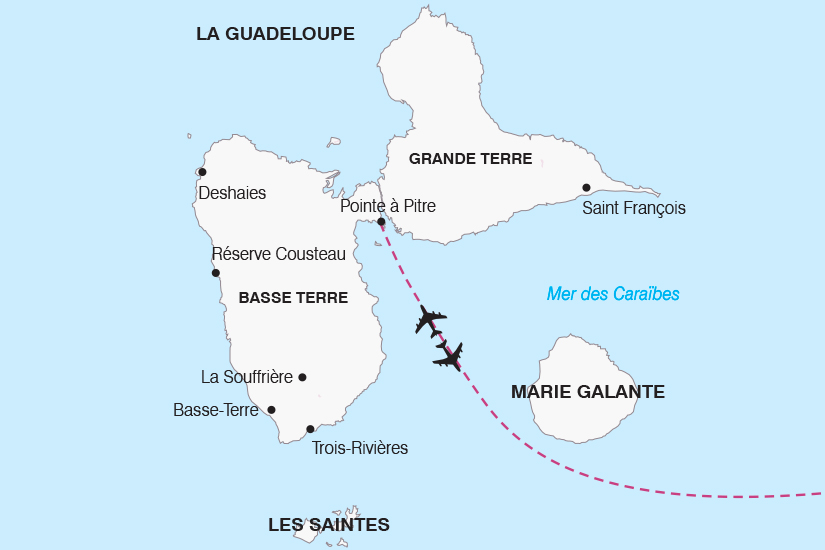 carte Guadeloupe Decouverte de l Archipel Guadeloupeen SH19 20_319 641473