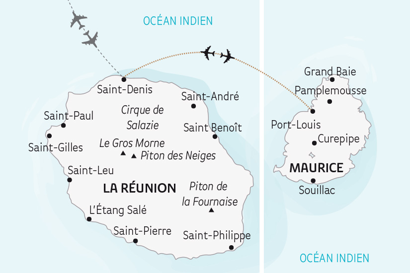 Circuit Charmes de l'Ocean Indien, entre Reunion et Maurice, Ile Maurice, Maurice, Reunion avec