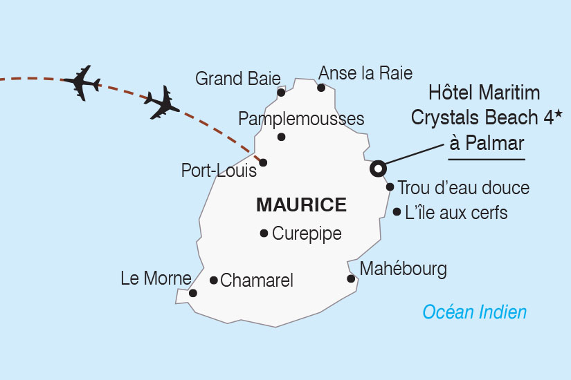 carte Maurice l ile paradis SH 2023_411 273832