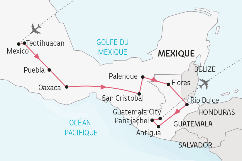Guatemala - Mexique - Circuit Mexique et Guatemala, Trésors de la Culture Maya
