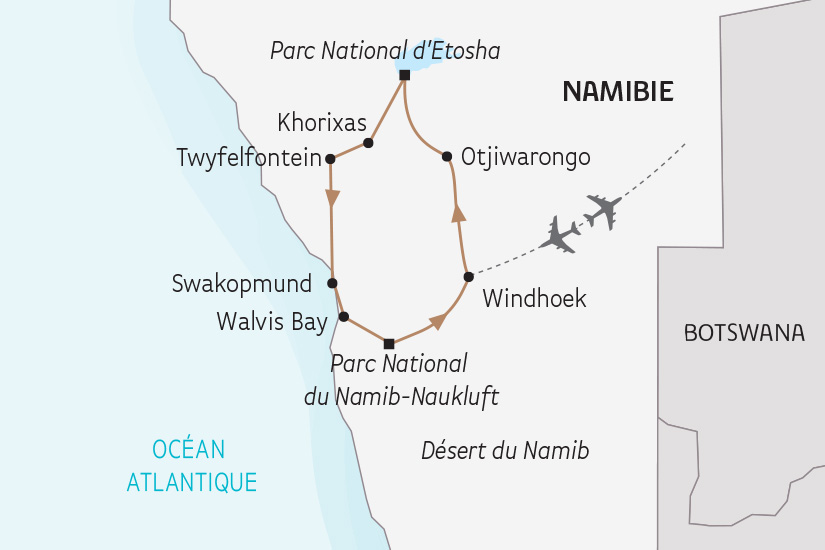 carte Namibie joyau Afrique australe SH 23 24_424 797246