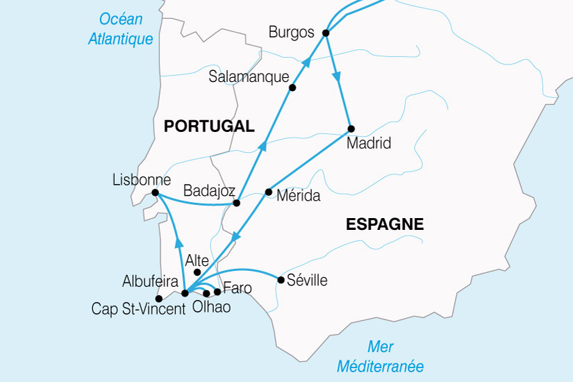 carte Portugal Algarve Sud Portugal 803194