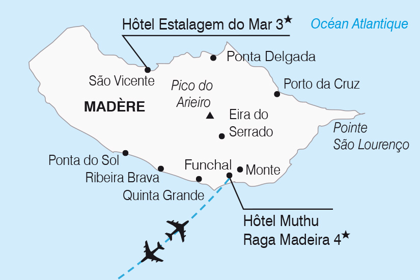 carte Portugal Visages de Madere du Nord au Sud SH 2023_411 123325
