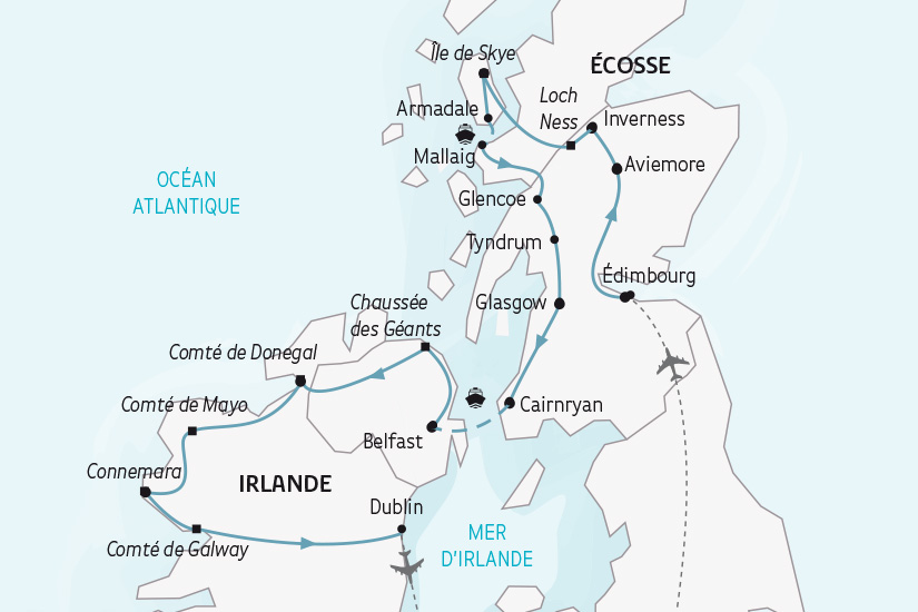 carte Royaume Uni Magie Celte entre Ecosse et Irlande SH 2023_414 254424