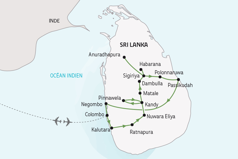 carte Sri Lanka Le Pays de l Or Vert SH 2023_414 183225