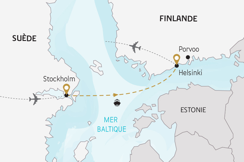 Finlande - Suède - Nouvel An en Mer Baltique