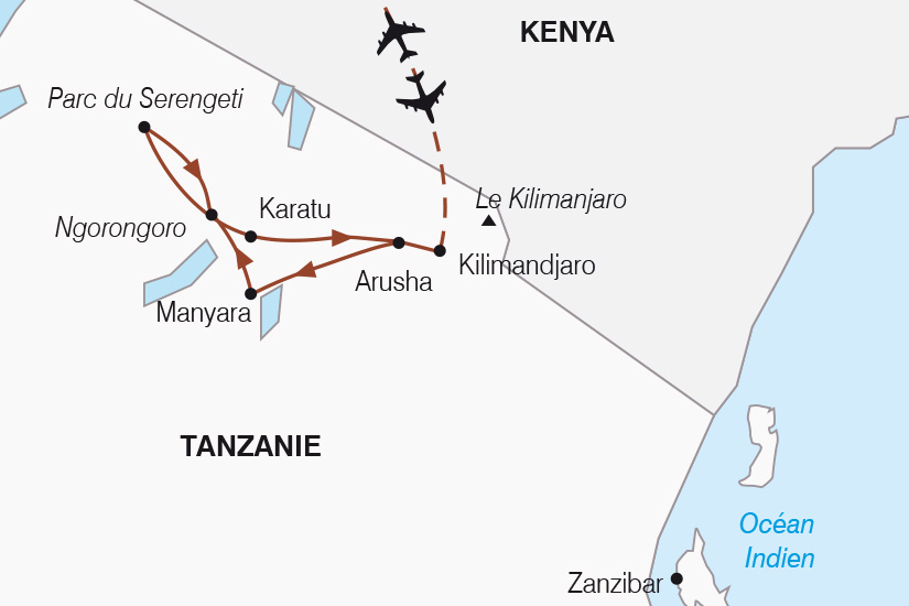 carte Tanzanie authentique SH 2022_388 487596