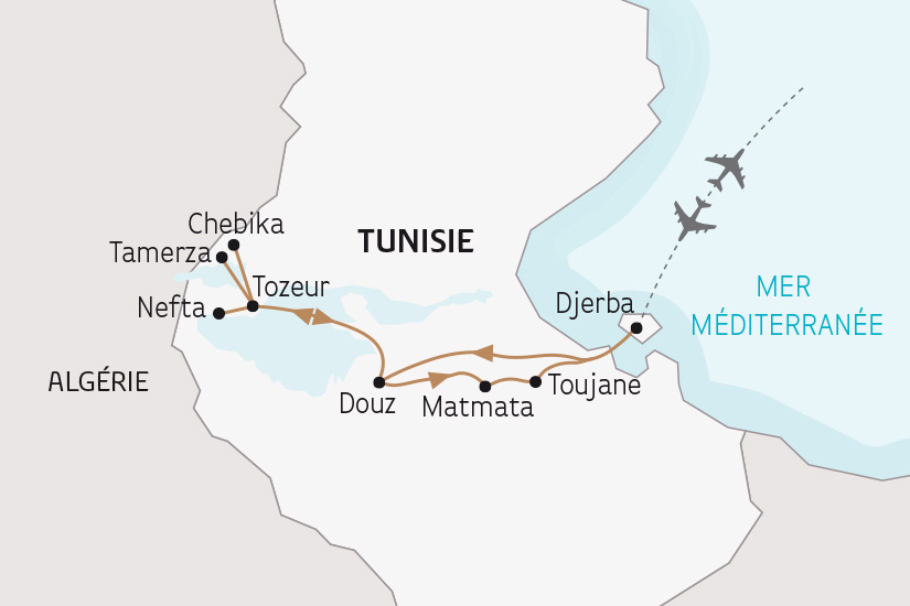 Tunisie - Circuit Rose des Sables