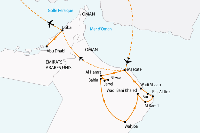 Circuit Sultanat d'Oman, Oman avec Voyages Leclerc National Tours ref