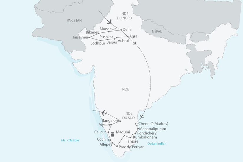 Inde - Circuit Toute l'Inde, du Nord au Sud