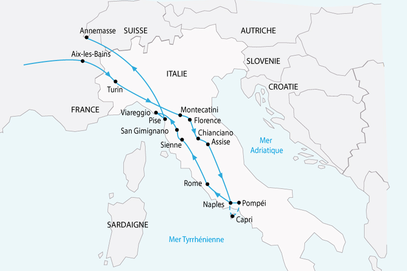 voyage italie circuit 10 jours