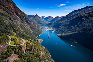 norvege geiranger fjord  fo