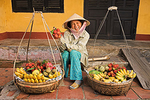 vietnam hoi an vendeur fruits  it